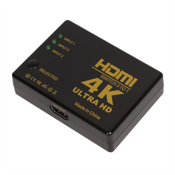 HDMI Switch 3 In / 1 Out 4K x 2K Τηλ/ριο