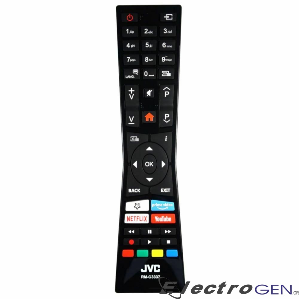 jvc-03337.jpg Γνήσιο Τηλεχειριστήριο Τηλεόρασης JVC RM-C3337 - Image 1