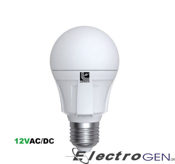 Λάμπα LED Αχλάδι  Λευκό (PA-t) ΜΑΤ Ε27 10W 12V