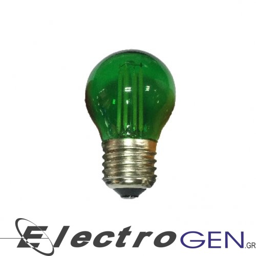 Λαμπτήρας Νήματος LED Ντιμαριζόμενη COG Ε27 4W Πράσινο Diolam