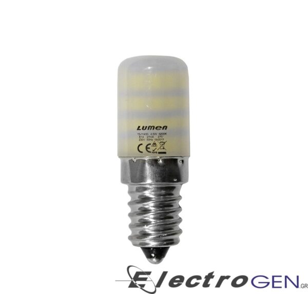 LED Λαμπάκι Ε14 Νυκτός/Ψυγείου 230V 2.5W Ψυχρό