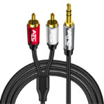 HQ 3.5mm M/ 2 X RCA Cable 1.5m