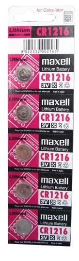 0210 CR1216 MAXELL