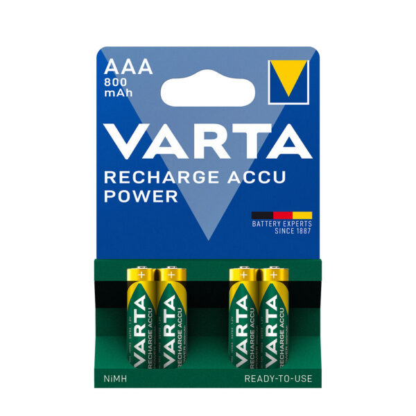 VARTA Επαναφορτιζόμενη Μπαταρία Power R2U 800mAh AAA B4