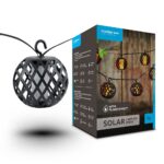 Modee Lighting LED Ηλιακή Γιρλάντα με Εφέ Φλόγας