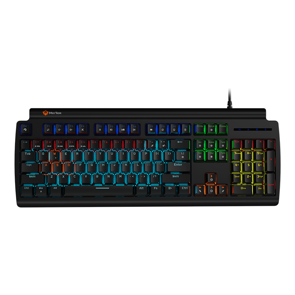 mk600-bl-1_1 Meetion MT-MK600MX Μηχανικό Gaming Πληκτρολόγιο / Μπλέ Διακόπτες / Μαύρο - Image 1