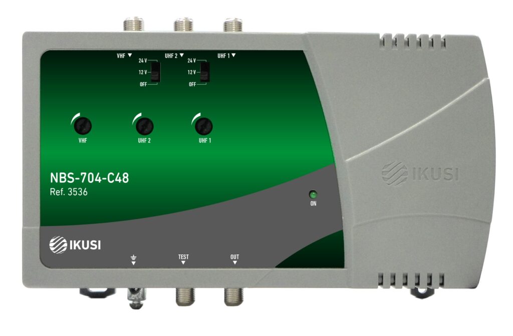nbs-704-c48 Ikusi Κεντρικός Ενισχυτής NBS 704-C48 AMP3 - Image 1