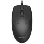 PHILIPS SPK7238 Ενσύρματο Ποντίκι, 3 ΠΛΗΚΤΡΑ, Μαύρο
