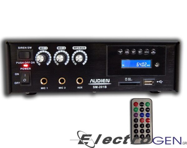 Μικροφωνικός Ενισχυτής 18W (12V & 220V)