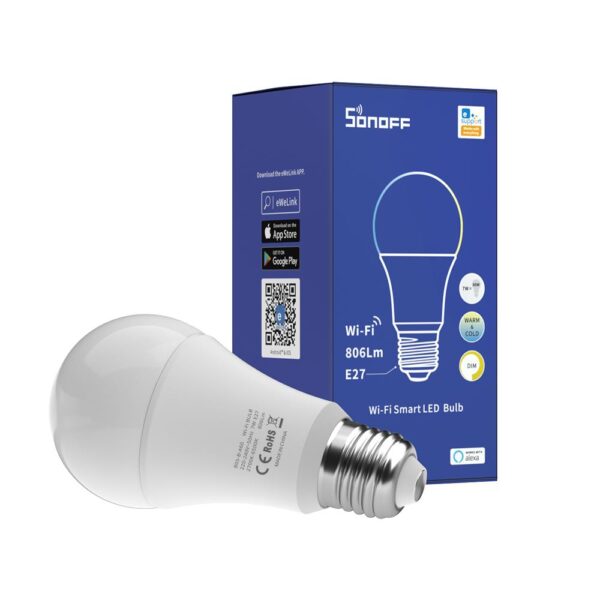 SONOFF SMART Λάμπα LED B02-BL-A60, WIFI, 9W, 806LM, E27