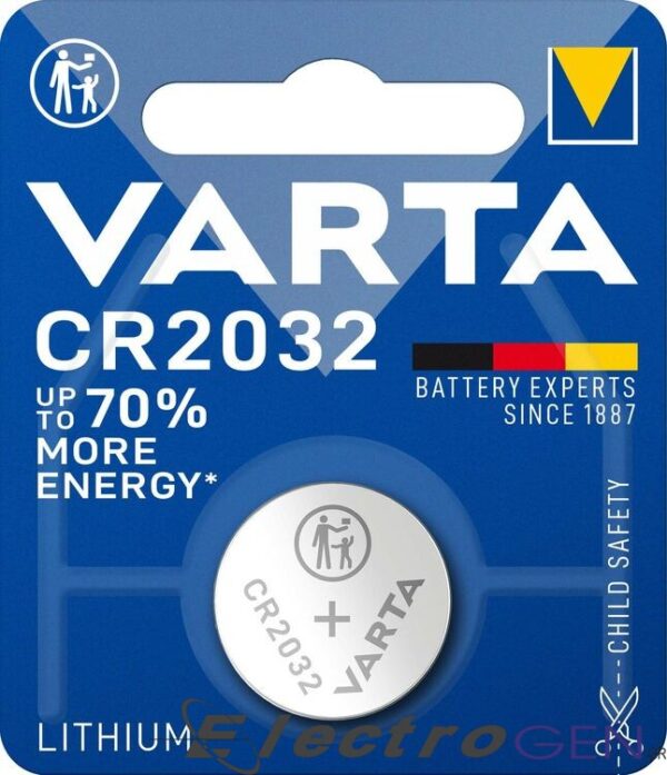 CR2032 Μπαταρία Λιθίου VARTA 3V