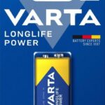 Mπαταρία Αλκαλική VARTA 9V long-life (1τμχ)