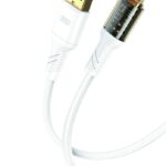 XO NB229 Καλώδιο Φόρτισης LIGHTNING, Διαφανό Βύσμα, Λευκό