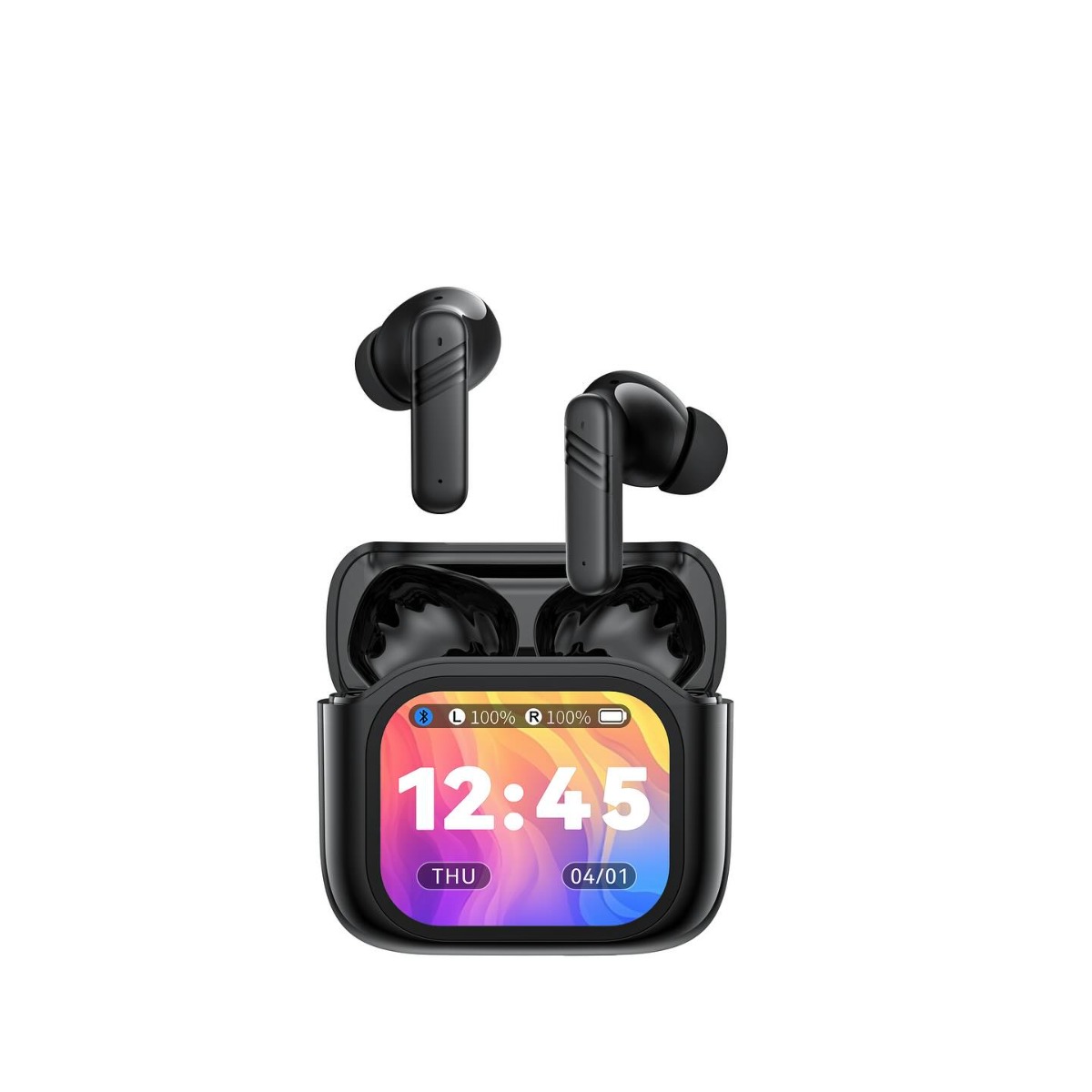 xo50 XO X50 Ακουστικά Bluetooth με Λειτουργίες ANC+ENC Dual Mic TWS & Smart LCD Οθόνη - Image 1