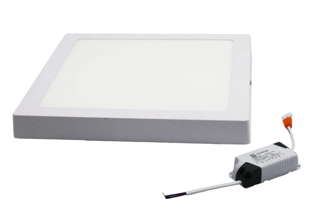 LED ΦΩΤ/ΚΟ ΕΠΙΤΟΙΧΟ ΑΛΟΥΜΙΝ ΤΕΤΡΑΓΩΝΟ 24W 6300K ΛΕΥΚΟ D300