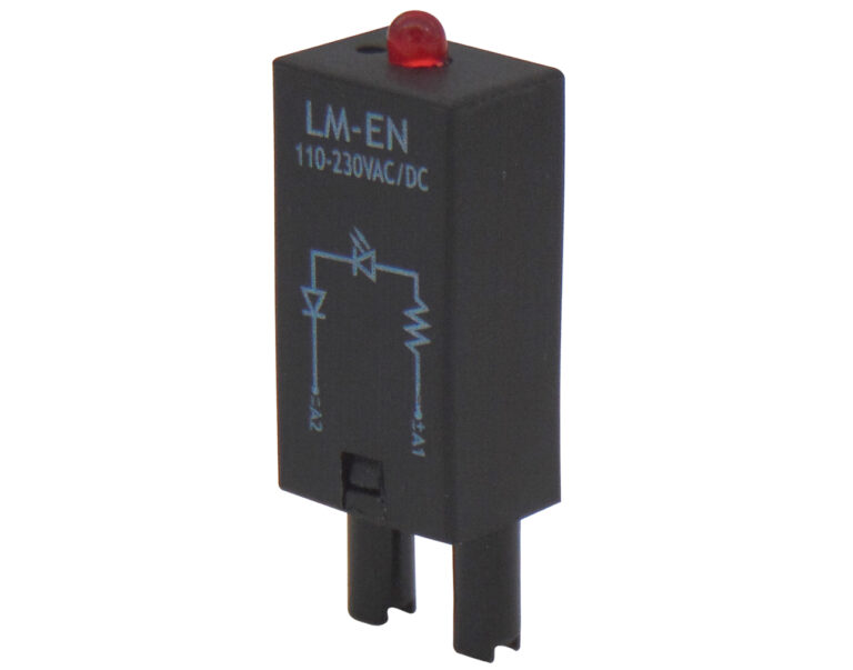 LED MODULE ΚΟΚΚΙΝΟ 110-230VAC/DC ΒΑΣΗΣ RELAY ES15/35/50, CSR, CST LM-EN CYO