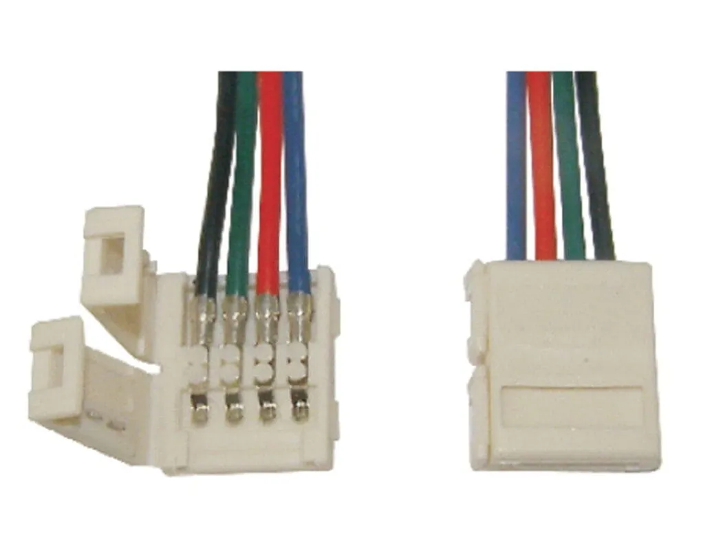 CONNECTOR ΤΑΙΝΙΑΣ LED RGB 5050 ΣΕ CONTROLLER ΜΕ ΚΑΛΩΔΙΟ