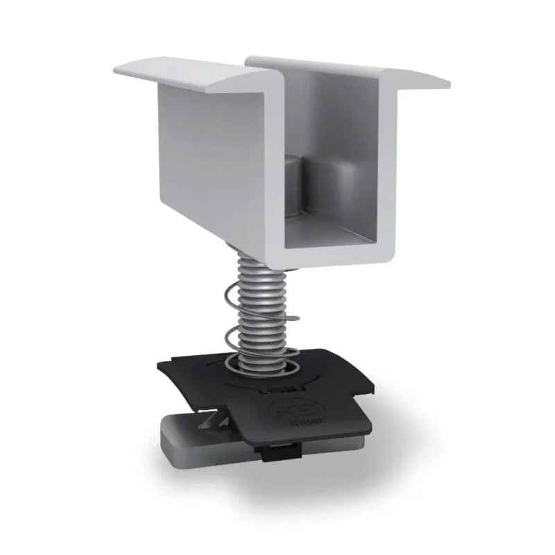 Ενδιάμεσο Στήριγμα Σε Προφίλ Αλουμινίου Για Στήριξη Φωτοβολταϊκού Πανολ