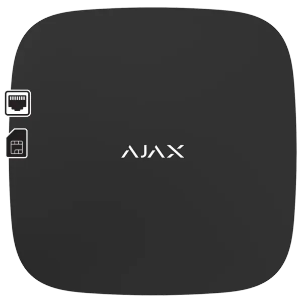 Ajax Κεντρική Μονάδα Ασύρματη Μαύρο HUB