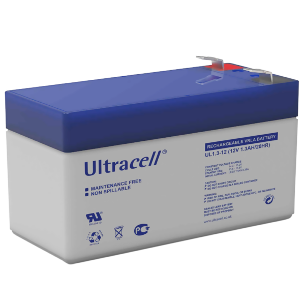 Ultracell Μπαταρία Μολύβδου 12V 1.3Ah UL1.3-12