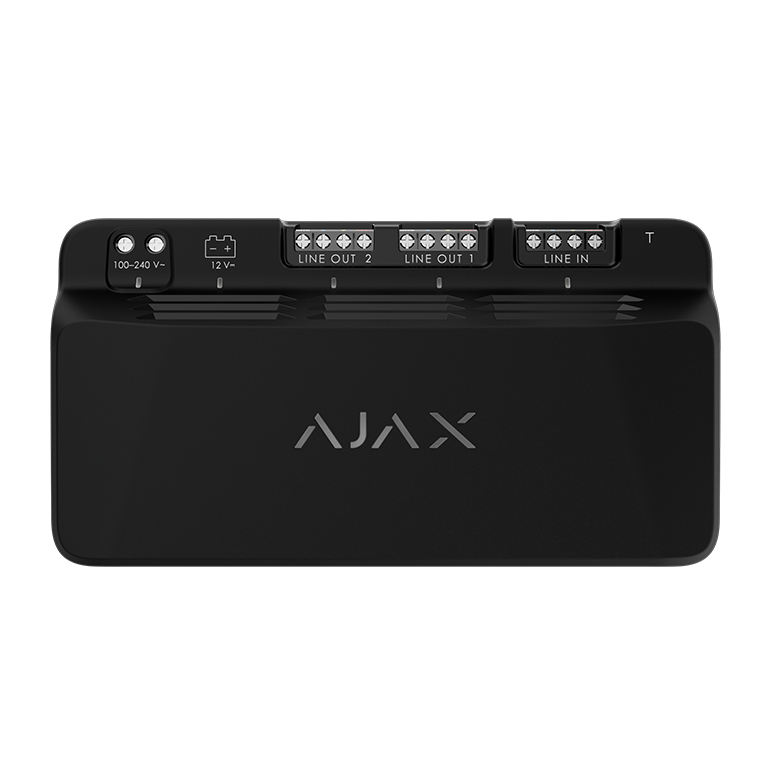 0d4dbdae-ba6d-4cf9-9291-39e185d8c016 AJAX - LINESUPPLY FIBRA 75W BLACK - Image 1
