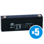 BP Μπαταρίες Μολύβδου 5άδα 12V 2.3Ah DJW12-2.3