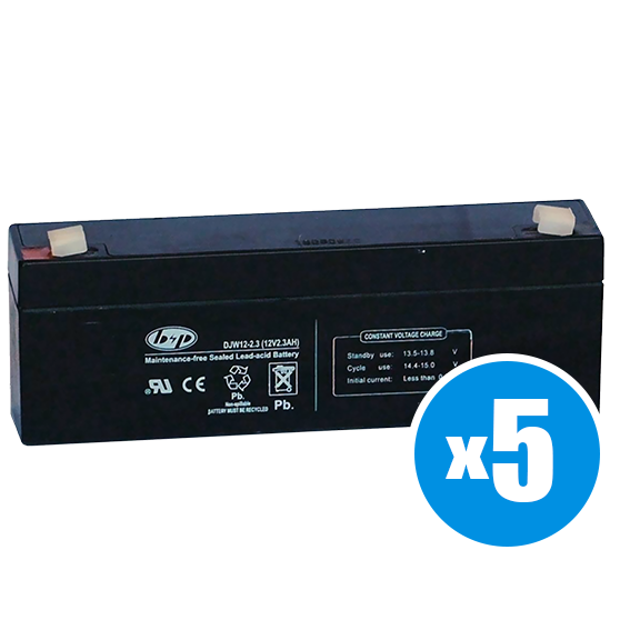 0d62a366-5c8a-4806-8231-bf6c170f88d9 BP Μπαταρίες Μολύβδου 5άδα 12V 2.3Ah DJW12-2.3 - Image 1