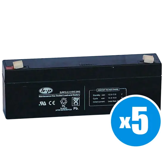 0d62a366-5c8a-4806-8231-bf6c170f88d9 BP Μπαταρίες Μολύβδου 5άδα 12V 2.3Ah DJW12-2.3 - Image 1