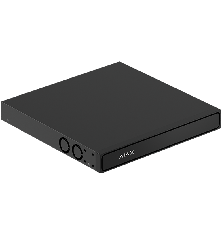 0dfd8557-82b7-4505-aa4d-f12d2f991974 AJAX - NVR H2DAC (8ch) BLACK - Image 1