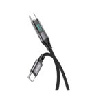 KSC-1028 ΚΑΛΩΔΙΟ TYPE C -TYPE C 60W ΜΕ ΨΗΦΙΑΚΗ ΕΝΔΕΙΞΗ