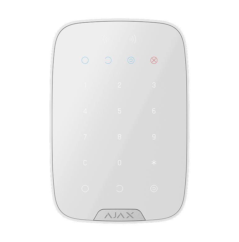 1103f481-cda8-453d-bd25-cceed4f47a20 Ajax Πληκτρολόγιο Συναγερμού Ασύρματος Λευκό KEYPAD PLUS SUPERIOR - Image 1