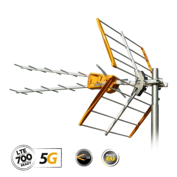 Κεραία UHF Διπλή Televes V ZENIT 5G LTE (κανάλια 21-48)