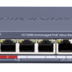 Hikvision Switch PoE 4 Θυρών DS-3E0105P-E/M(C)