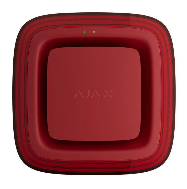 1b5fd34e-59e1-479a-a0b1-4dd179ddc8e5 AJAX - EN54 FIRE PROTECT (SOUNDER/VAD) RED - Image 1