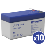ULTRACELL - 10άδα Μπαταρίες 12V 1.3Ah