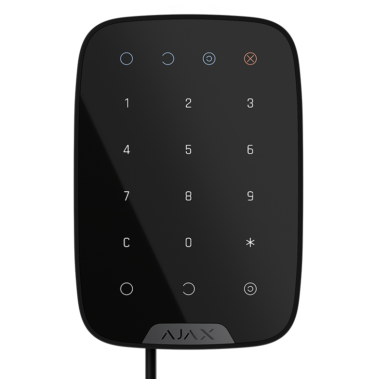 26065f0b-2e6c-4325-b2da-234ac7e5572e AJAX - KEYPAD FIBRA BLACK - Image 1