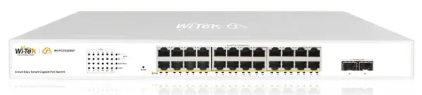 Wi-Tek Switch PoE 24 Θυρών WI-PCES326GF V2