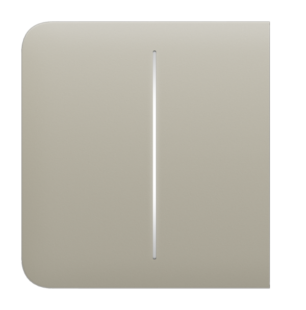 Ajax Πρόσοψη Διακόπτη SIDE BUTTON (2-GANG) IVORY