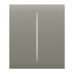 AJAX - CENTER BUTTON (2-GANG) OLIVE