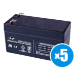 BP Μπαταρίες Μολύβδου 5άδα 12V 1.3Ah DJW12-1.3