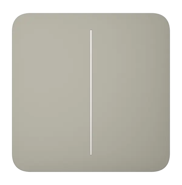 Ajax Πρόσοψη Διακόπτη SOLO BUTTON (2-GANG) OLIVE