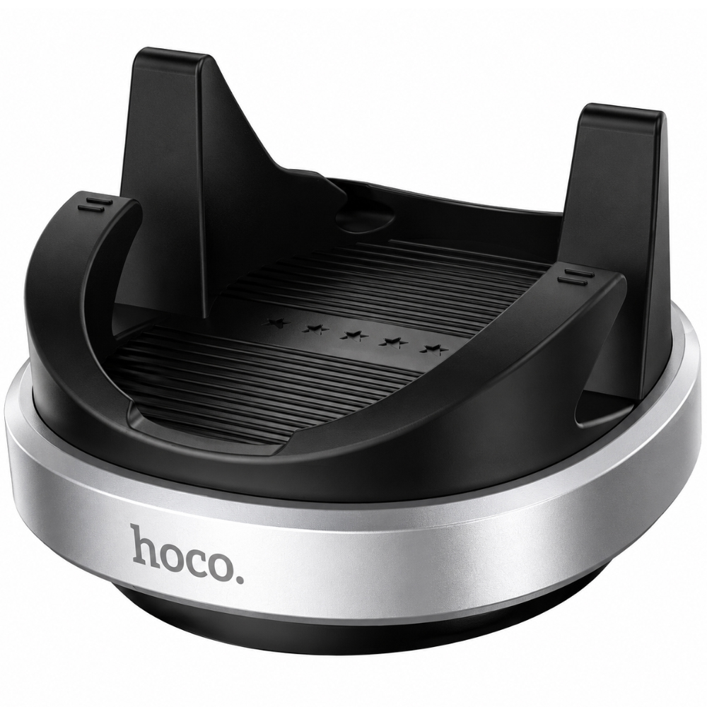 52314 Βάση Στήριξης Αυτοκινήτου Hoco H100 Gentle για Στήριξη σε Ταμπλό 360° Περιστροφή για Συσκευές 4.5"-7" Μαύρη - Image 1