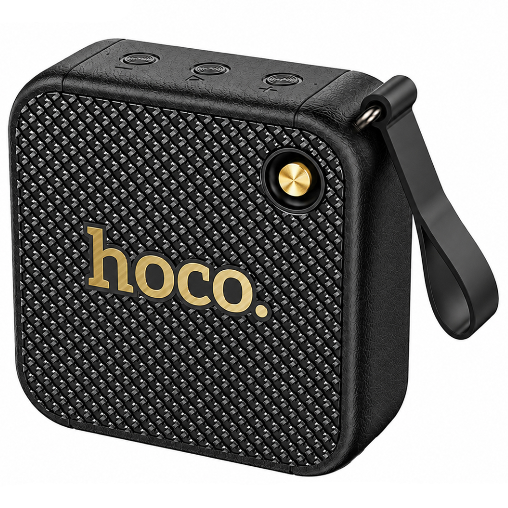 52323 Φορητό Ηχείο Wireless Hoco HT1 Marquis v5.4 TWS 8W 1500mAh FM MicroSD USB AUX Μαύρο - Image 1