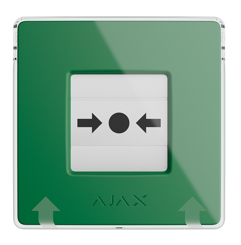 56a8656c-5c89-4cdf-897e-b37a5a165c9a AJAX - MANUAL CALL POINT (GREEN) - Image 1