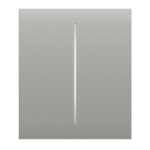 Ajax Πρόσοψη Διακόπτη CENTER BUTTON (2-GANG) OYSTER