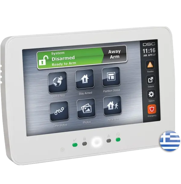 DSC Πληκτρολόγιο Αφής 7 Ιντσών HS2TCHPE6 N