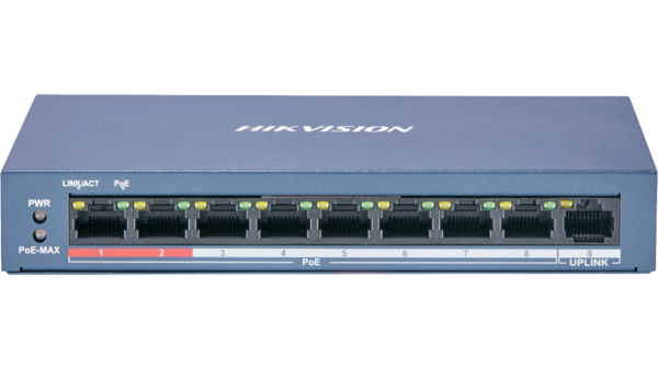 Hikvision Switch PoE 8 Θυρών DS-3E0109P-E/M(B)
