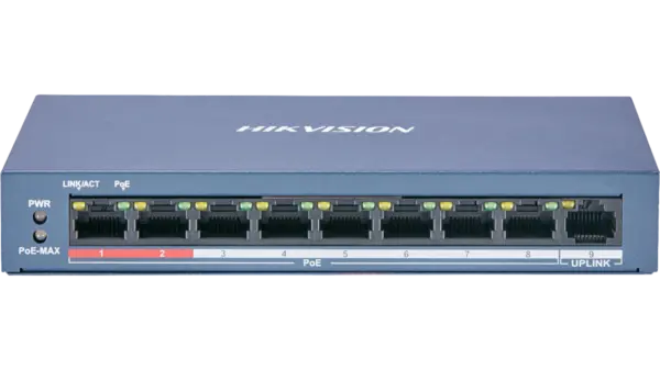 Hikvision Switch PoE 8 Θυρών DS-3E0109P-E/M(B)