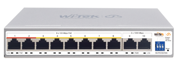 Wi-Tek Switch PoE 8 Θυρών WI-PCES210G
