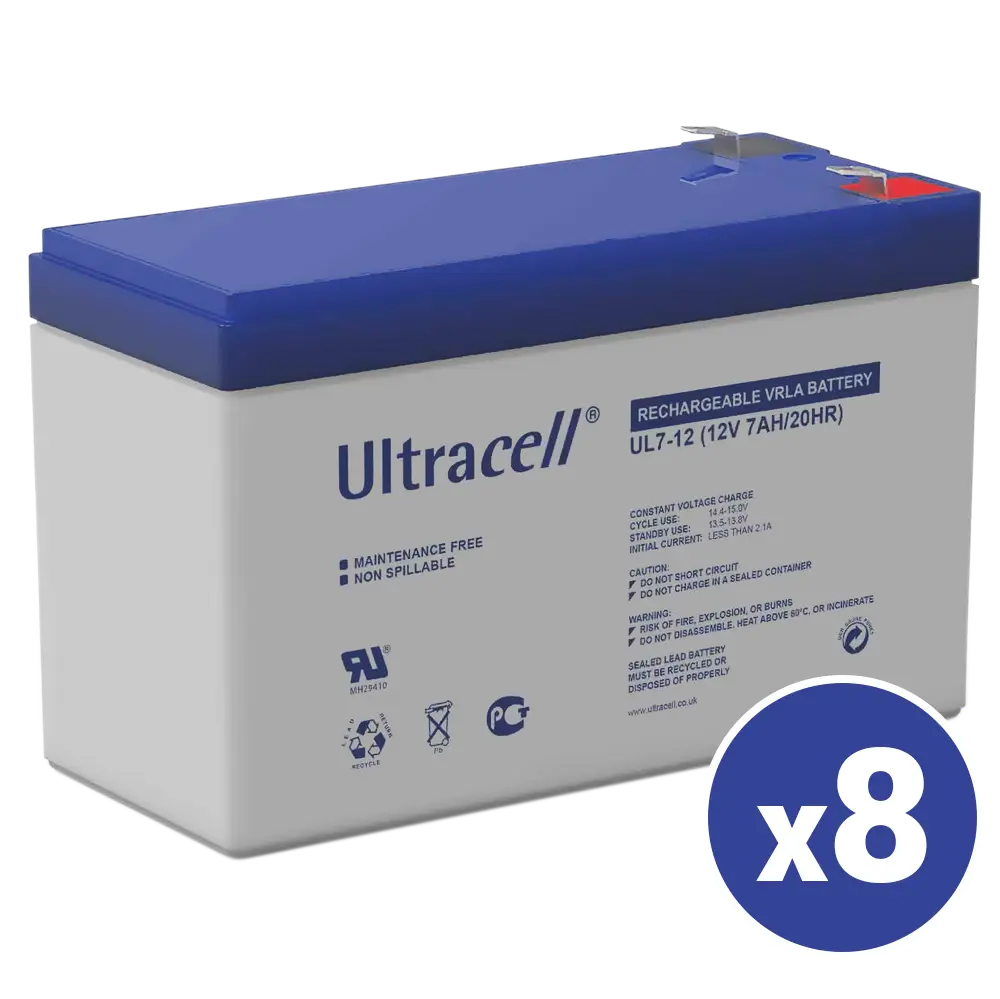 802d0fcf-ec9f-4f20-ab2a-976cf7413420 Ultracell Μπαταρίες Μολύβδου 8άδα 12V 7Ah UL7-12 - Image 1